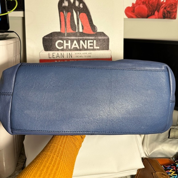 Kate Spade New York | Blue New York Baxter Street Stevie Leather Satchel - Picture 10 of 14